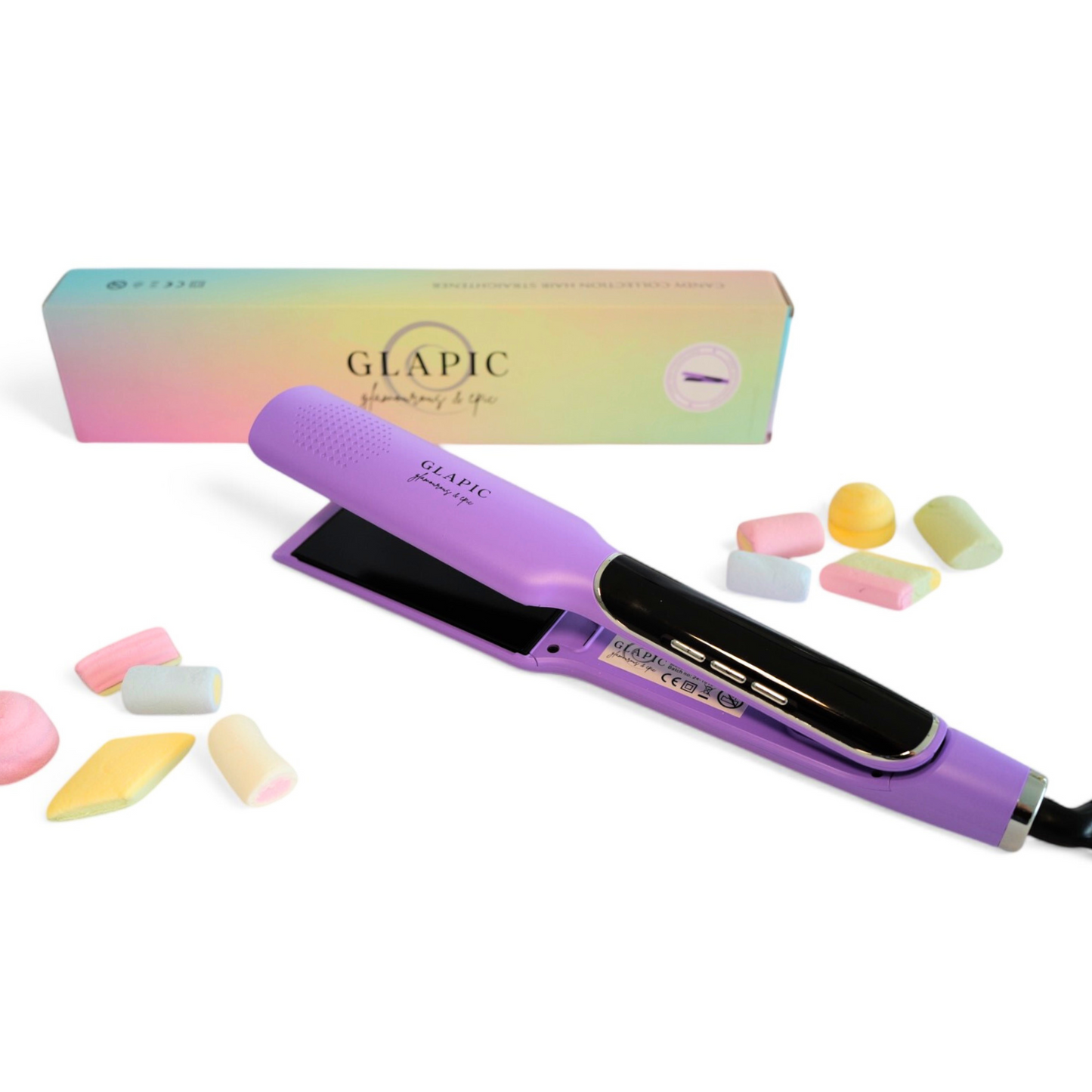 Lavender Violet Large Hair straightener
