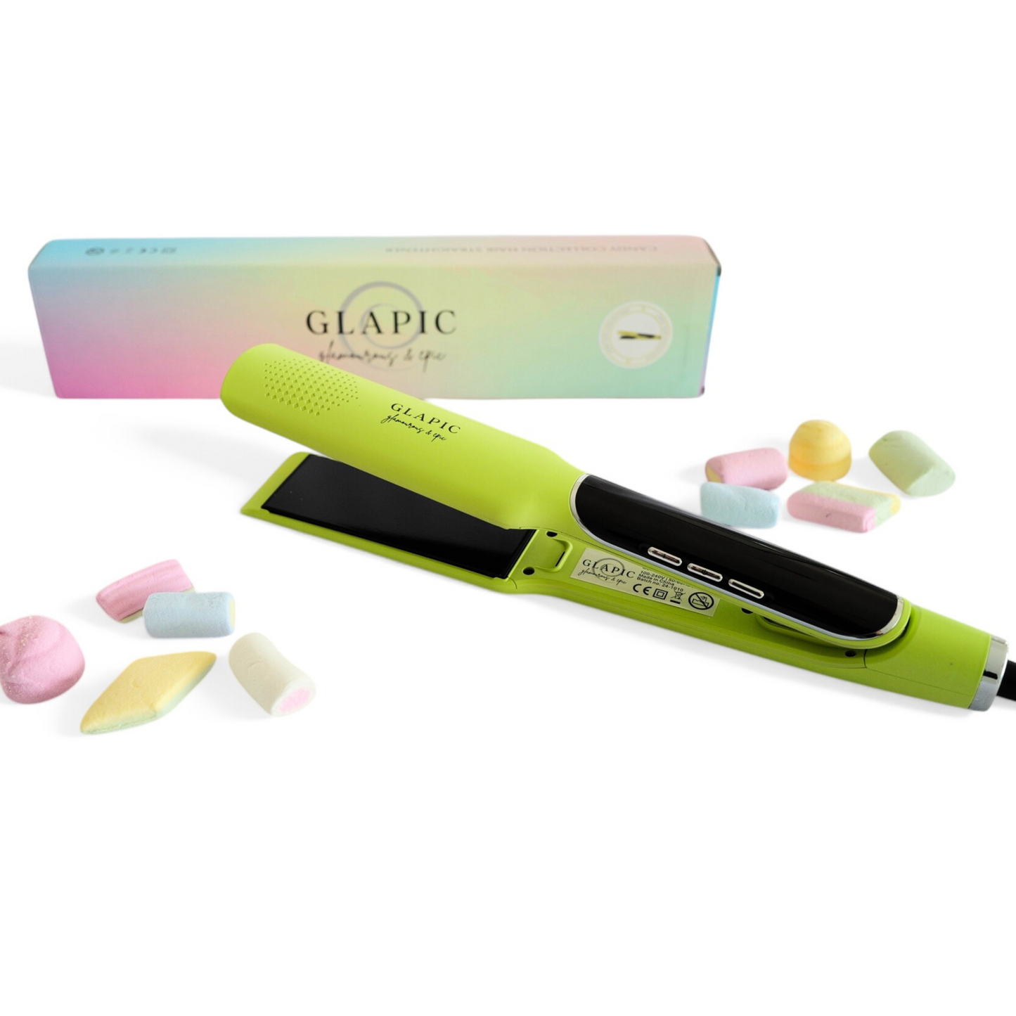 Lime Yellow Large Hair straightener